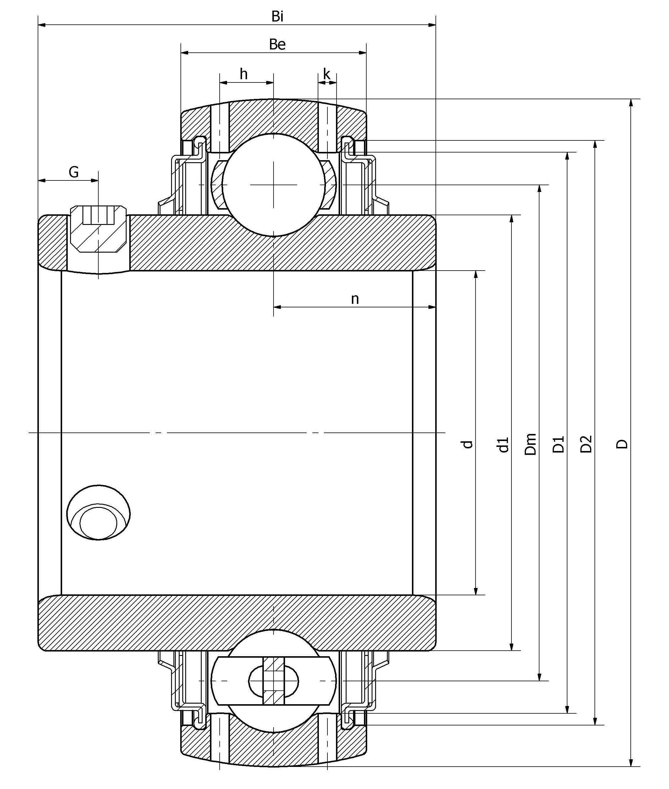 UC 200 series bearing